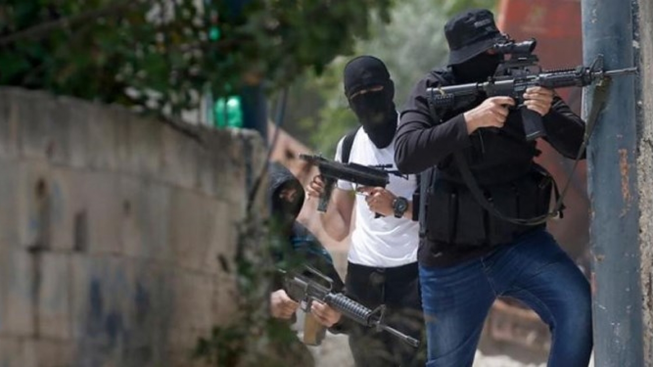 درگیری مسلحانه رزمندگان فلسطینی با نظامیان صهیونیست در کرانه باختری
