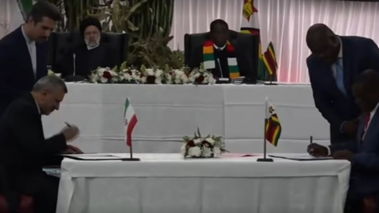 اسناد همکاری میان ایران و زیمبابوه به امضا رسید