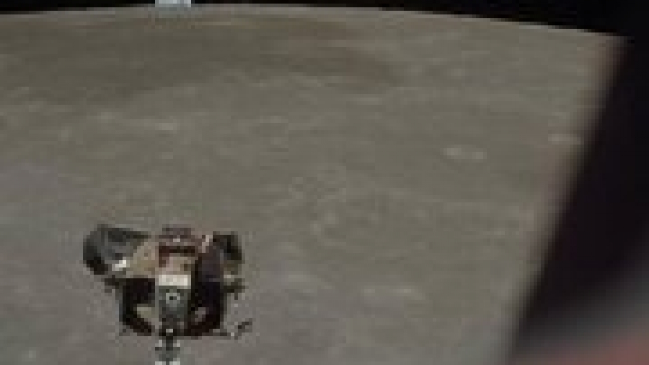 ببینید | تصاویری از لحظه فرود آپولو ۱۱ بر سطح ماه در سال ۱۹۶۹